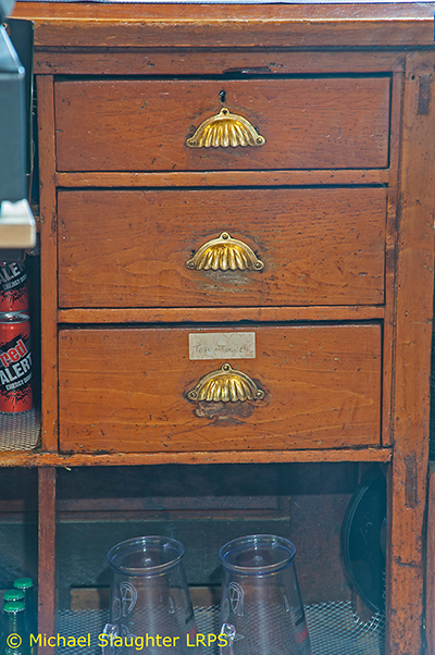 Drawers in Bar Couner.  by Michael Slaughter. Published on 